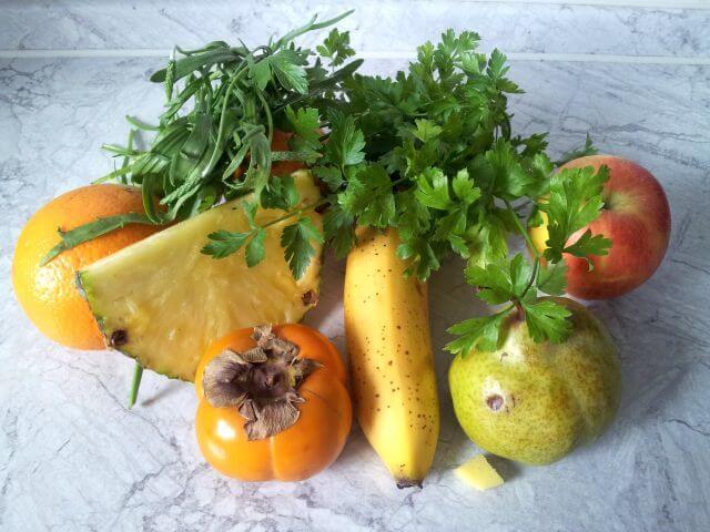 Rezept mit Petersilie und Hirschhornwegerich: "green energy"