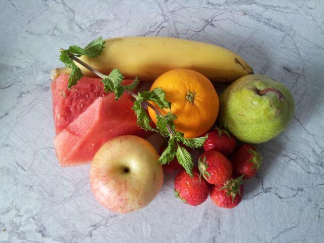 Obst Smoothie-Rezept mit Pfefferminze: "Gute Laune"