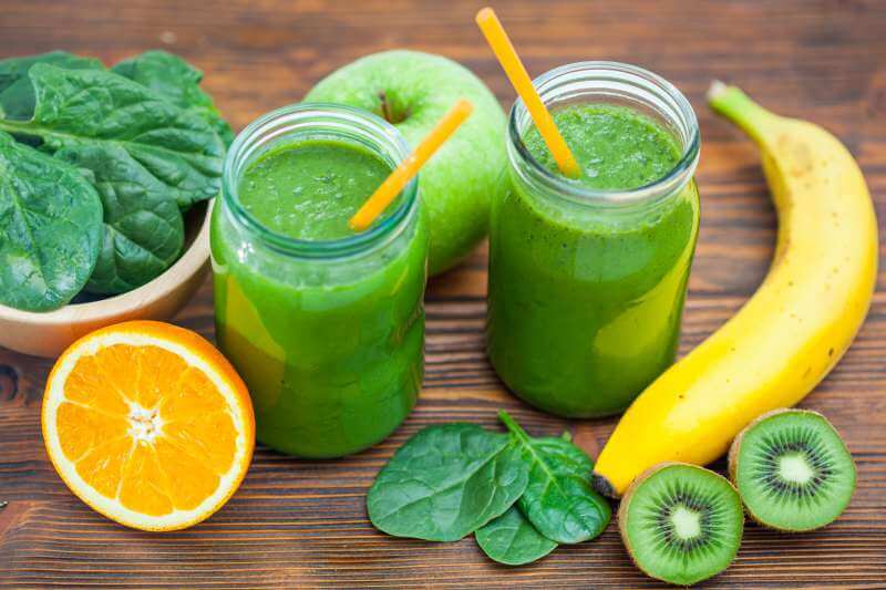 Smoothies mit Spinat