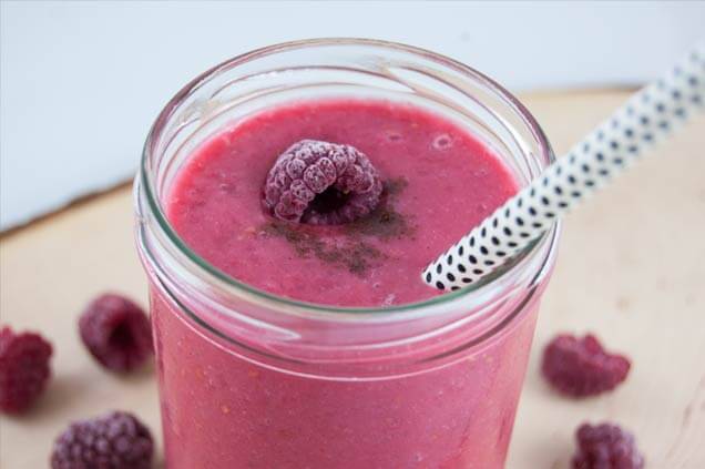 Himbeere Ingwer Smoothie
