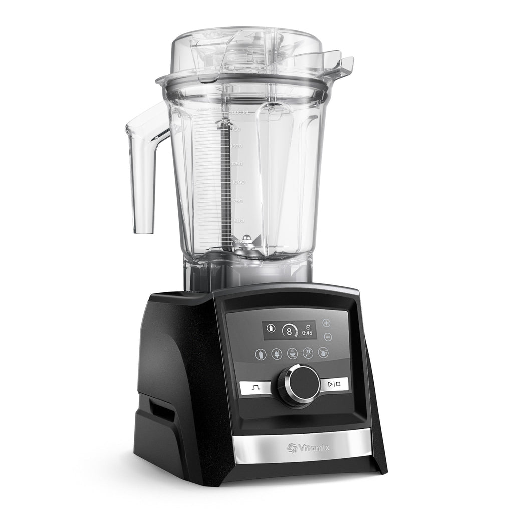 Vitamix Ascent A3500i stand blender in graphite - right side perspective showing touch display with timer and 2.0L container