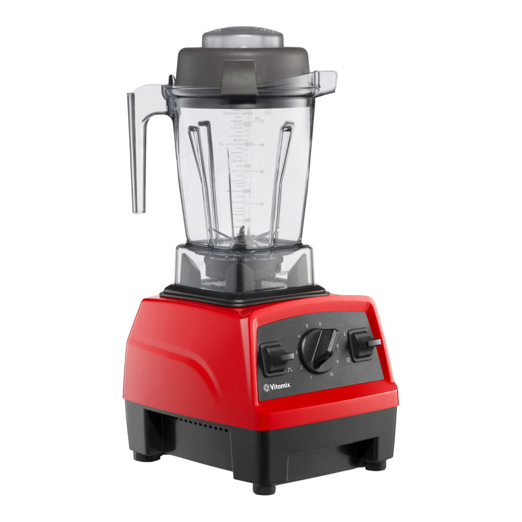 Vitamix Explorian E310 in red - right glamour perspective highlighting the ergonomic control panel and powerful 1.4L BPA-free container

Vitamix Explorian E310 in Rot - rechte Glamour-Perspektive hebt das ergonomische Bedienfeld und den leistungsstarken 1.4L BPA-freien Behälter hervor