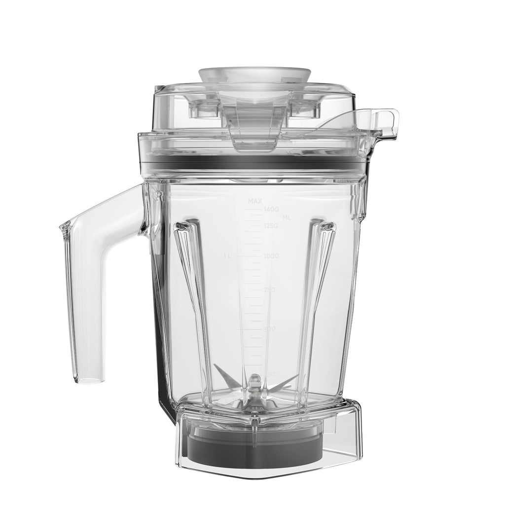 Vitamix 1.4 liter dry grains container with interlock system - clear blender jar for dry ingredients
